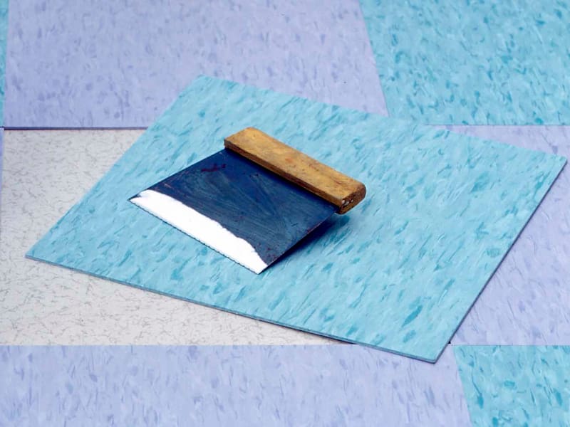 water-based flooring for install plastic flooring tiles.